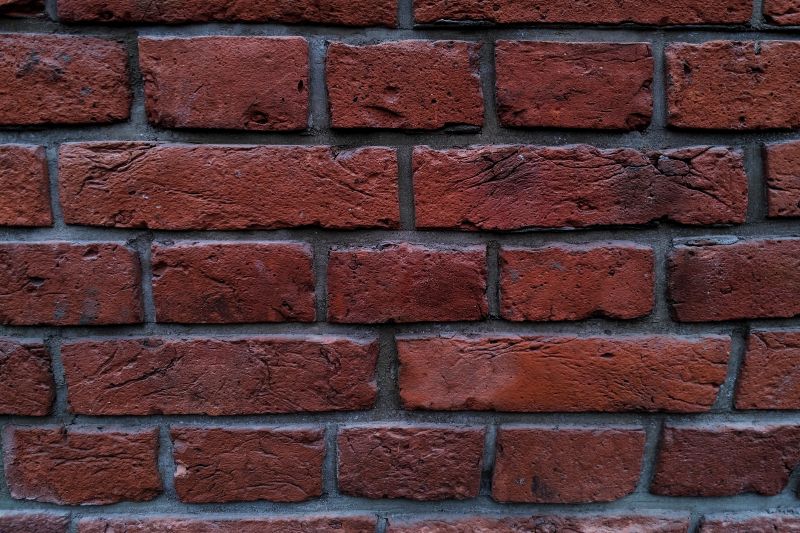 Repaired Brick Wall
